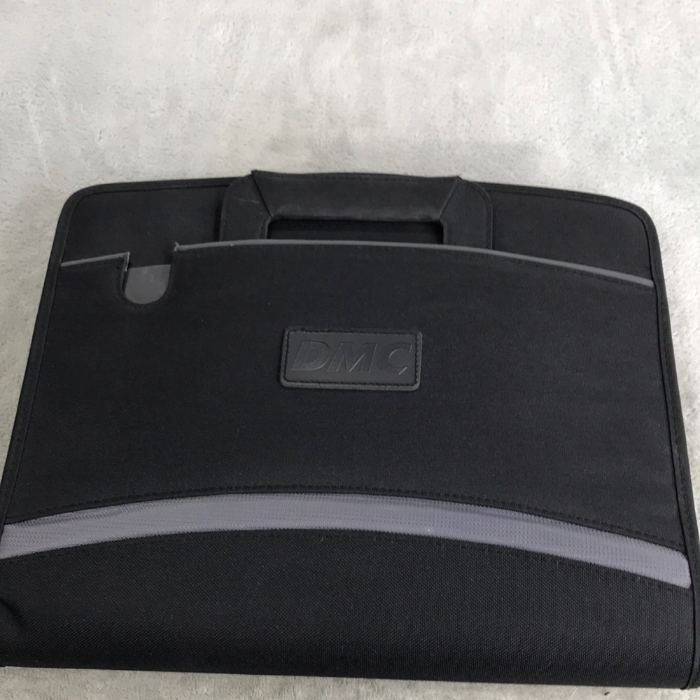 DNC Black Canvas zippered padfolio Portfolio